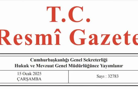 Resmi Gazete'de bugün (15.01.2025)