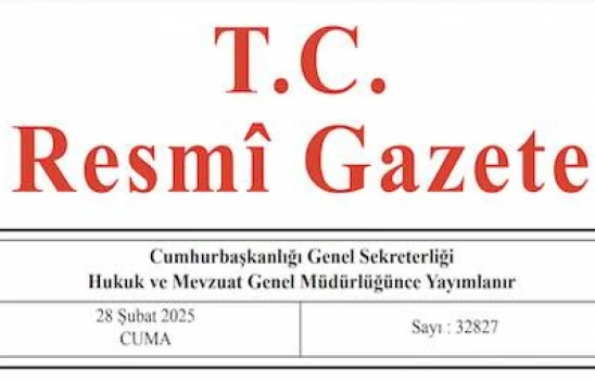 Resmi Gazete'de bugün (28.02.2025)