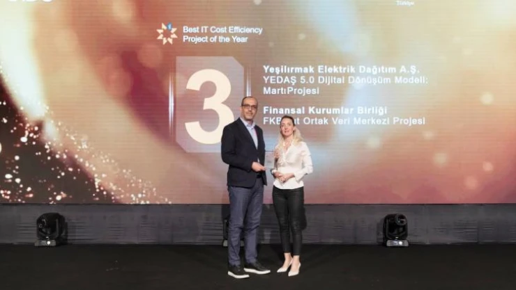 'YEDAŞ 5.0 Dijital Dönüşüm Modeli Projesi'ne ödül
