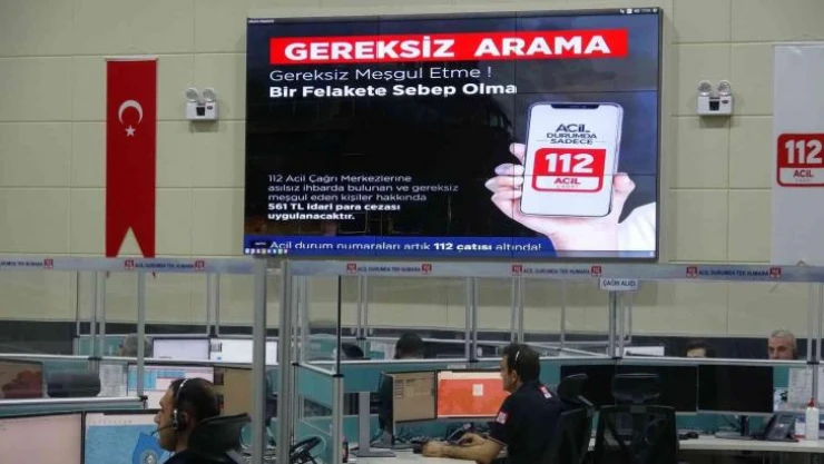 112 Acil Çağrı Merkezinde gülümseten talepler