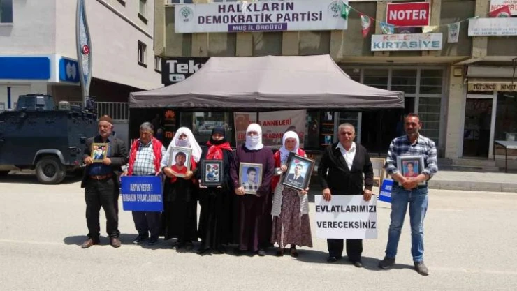 9 yıldır oğlundan haber alamayan anne, HDP ve PKK'ya tepki göstererek kaldırıma yattı
