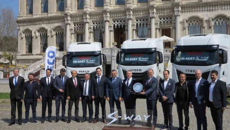 ABC Lojistik, 100 IVECO S-WAY çekiciyi filosuna ekledi
