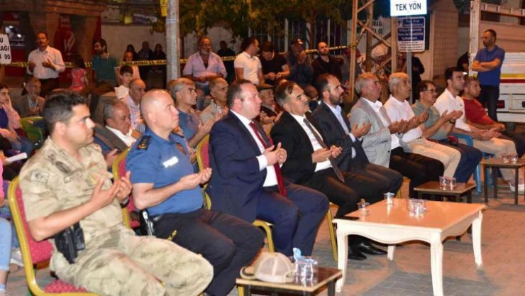 Ahlat'ta 15 Temmuz Demokrasi ve Milli Birlik Günü programı