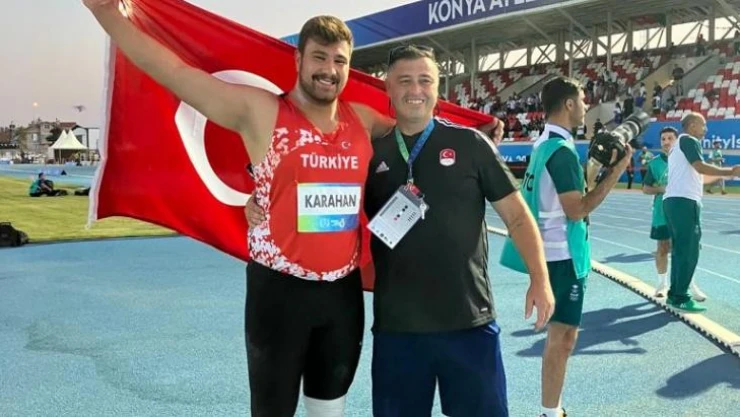 Alperen Karahan, Erkek Gülle Atma'da altın madalyanın sahibi oldu