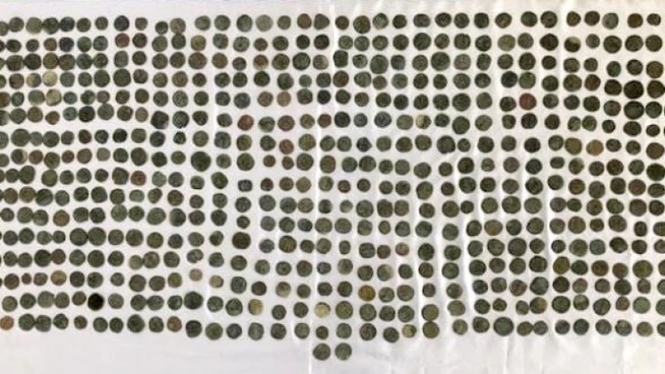 Ardahan'da Bizans Dönemi'ne ait 642 tarihi sikke ele geçirildi