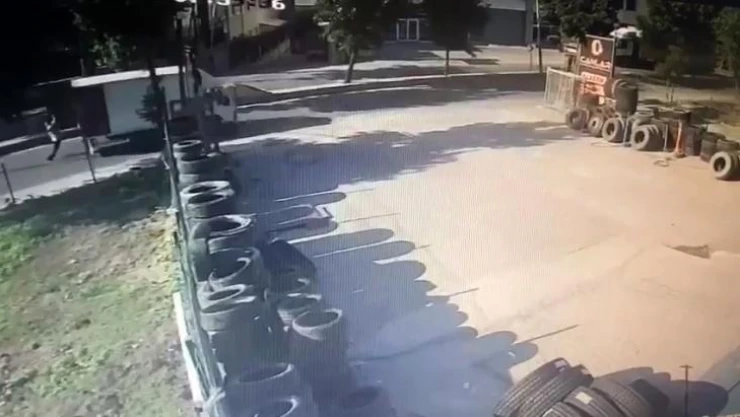 Arnavutköy'de faciadan dönülen olay kamerada