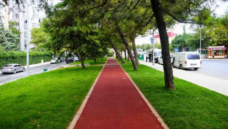 Aşık Veysel Mahallesi'ndeki atıl alan yürüyüş yoluna dönüştürüldü