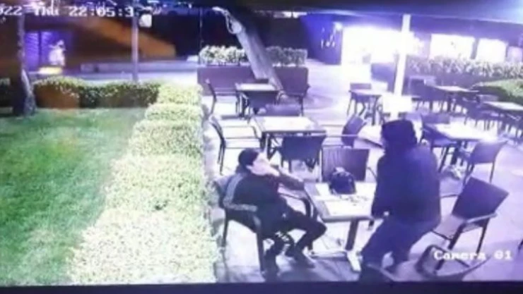 Azeri koca dehşeti güvenlik kameralarına saniye saniye böyle yansıdı