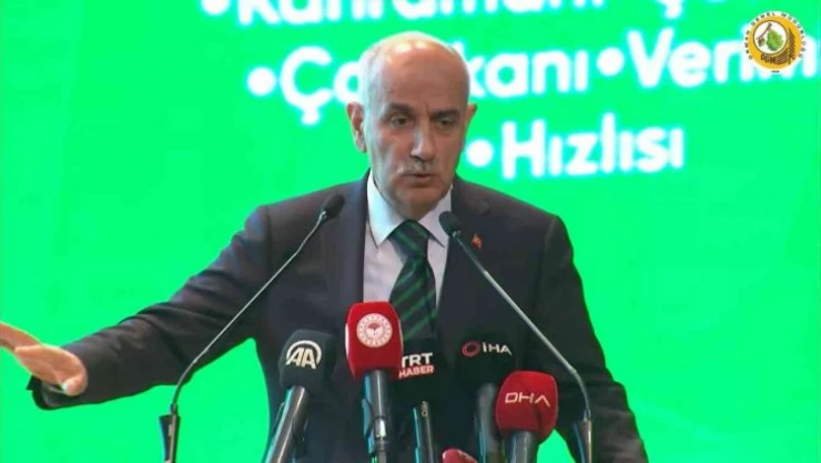 Bakan Kirişci: 'Gıda konusunda bulunurluğu üreterek gerçekleştireceğiz'