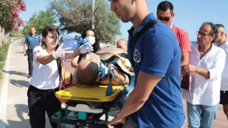 Boğulan adam dakikalarca yapılan kalp masajına rağmen kurtarılamadı