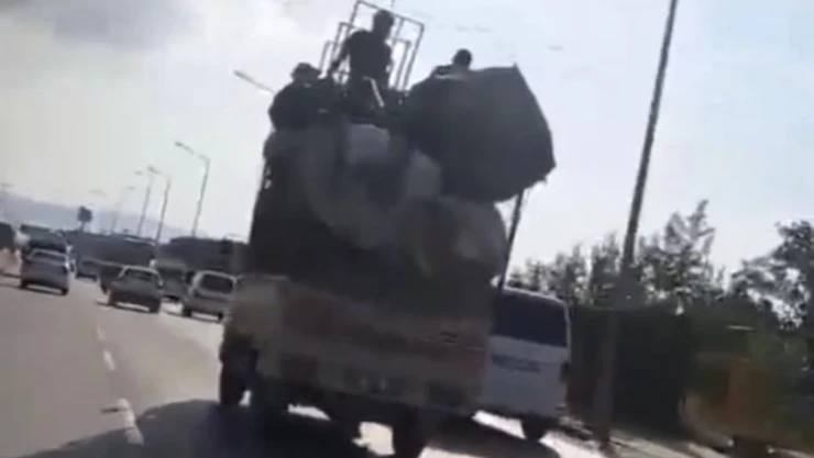 Bursa'da tehlikeli taşımacılık