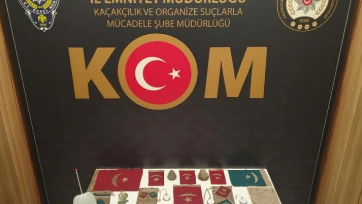 Çanakkale'de tarihi eser operasyonu