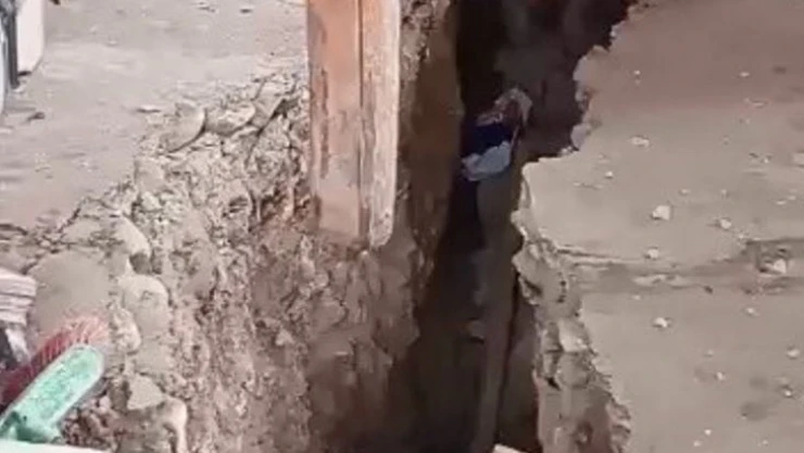 Çankırı'da toprak kayması: 6 ev tahliye edildi
