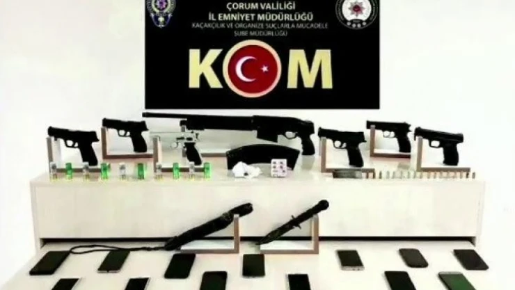 Çorum'da suç örgütü üyesi 25 sanığa 453 yıl hapis cezası