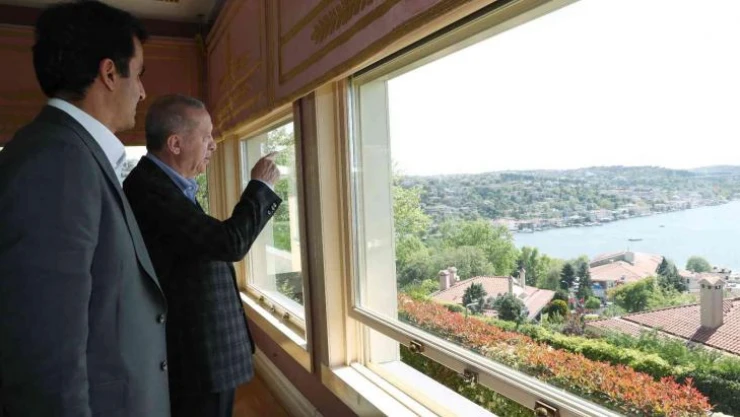 Cumhurbaşkanı Erdoğan, Katar Emiri Al Sani ile görüştü