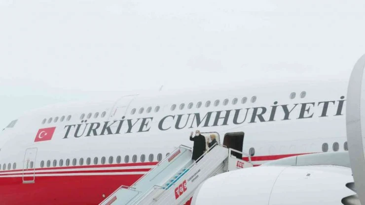 Cumhurbaşkanı Erdoğan Özbekistan'a gitti