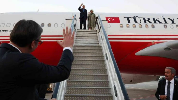 Cumhurbaşkanı Erdoğan, Sırbistan Cumhurbaşkanı Vucic tarafından uğurlandı
