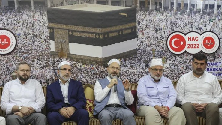 Diyanet İşleri Başkanı Erbaş: 'Türkiye'nin hac organizasyonunda geldiği nokta bizi sevindiriyor'