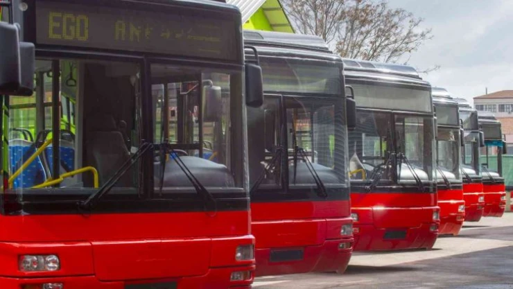Dizelden dönüştürülmüş elektrikli otobüsler yola çıkmaya hazır