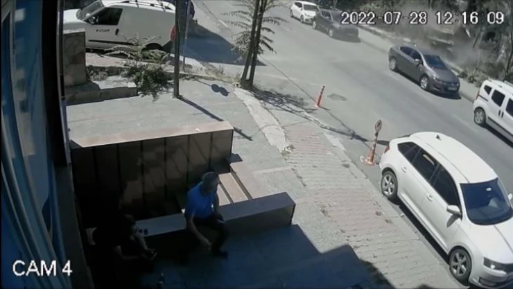 Freni boşalınca ortalık karıştı