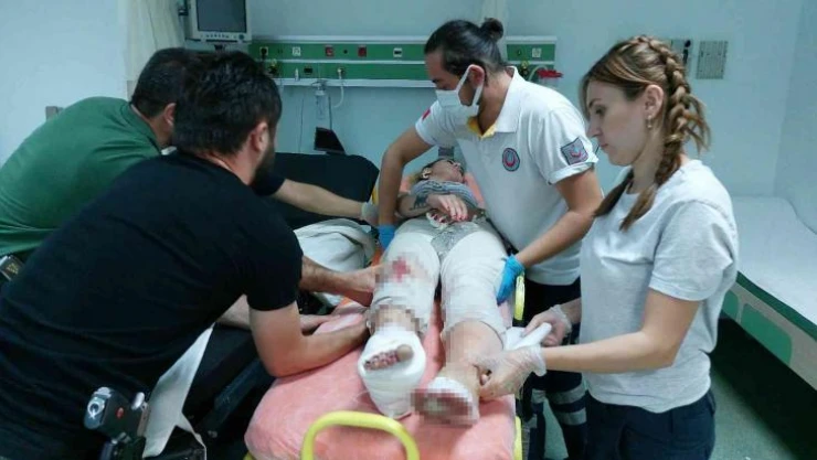 Genç kadın tüfekle kazara kendini vurdu