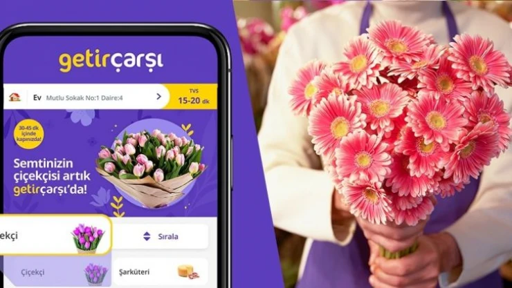 GetirÇarşı'ya çiçekçi kategorisi eklendi