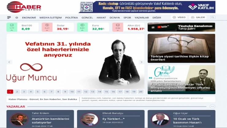 Haber Platosu internet news site is now on sale! - Grab the opportunity!