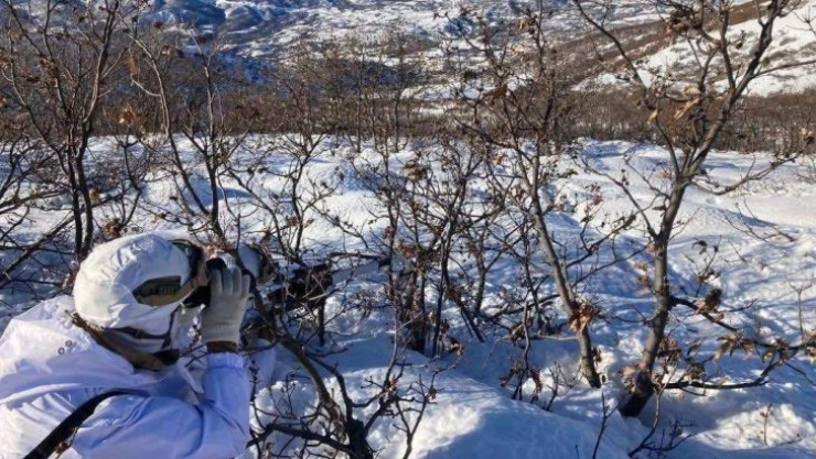 Hakkari'de 710 personelin katılımıyla Eren Kış-32 Şehit Jandarma Binbaşı Yavuz Başayar Operasyonu başlatıldı