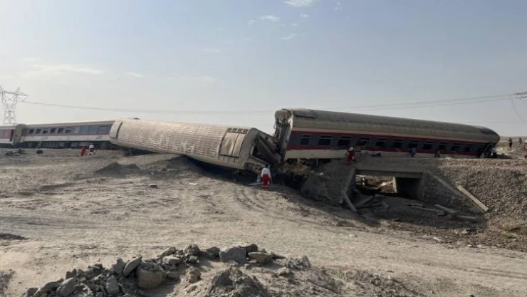 İran'daki tren kazası ile ilgili 6 kişi tutuklandı