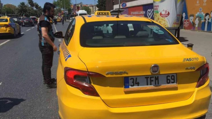 İstanbul'da kurallara uymayan taksicilere ceza yağdı