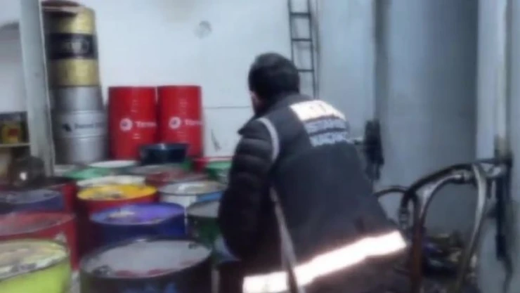 İstanbul'daki operasyonlarda 214 bin 300 litre kaçak akaryakıt ele geçirildi