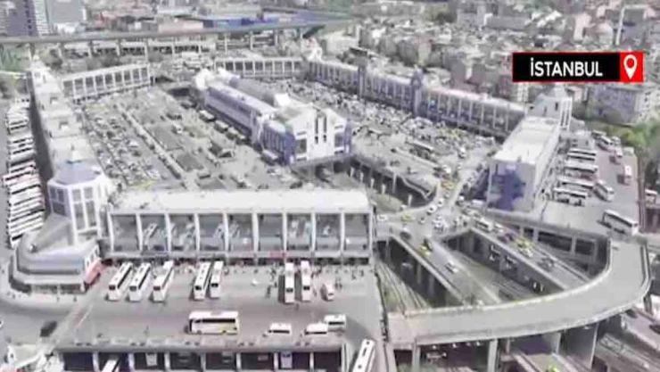 İstanbul otogarında bayram tatili dönüşü yoğunluğu