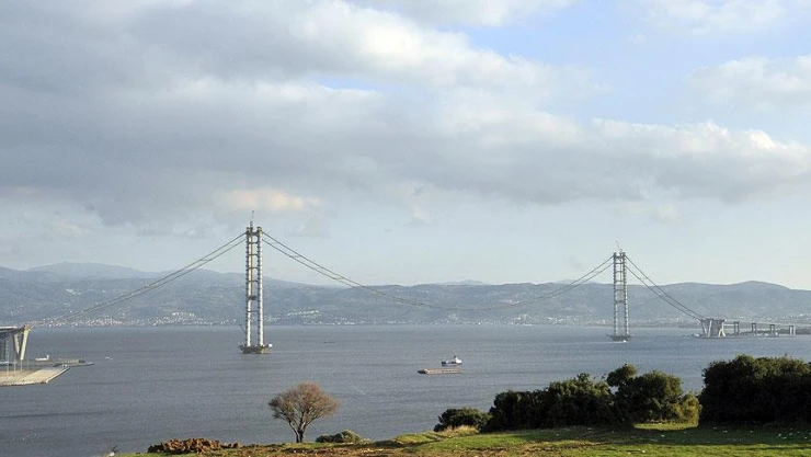 İzmit Körfez Geçişi Asma Köprüsü'nde sona yaklaşılıyor