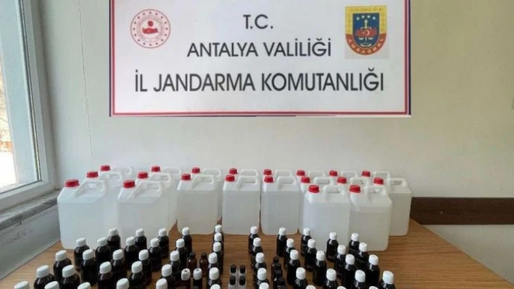 Jandarmadan kaçak alkol operasyonu