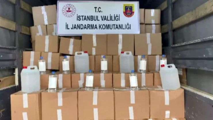 Jandarmadan sahte alkol operasyonu