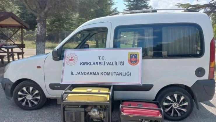 Jeneratör hırsızları 600 saatlik kamera kaydı izlenerek yakalandı