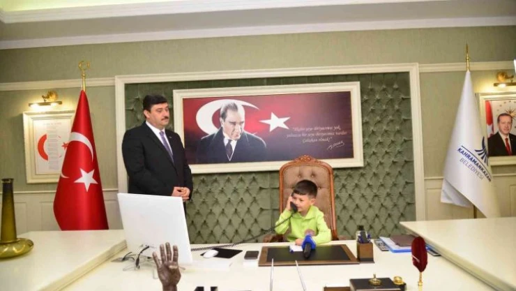 Kahramankazan'ın minik başkanları