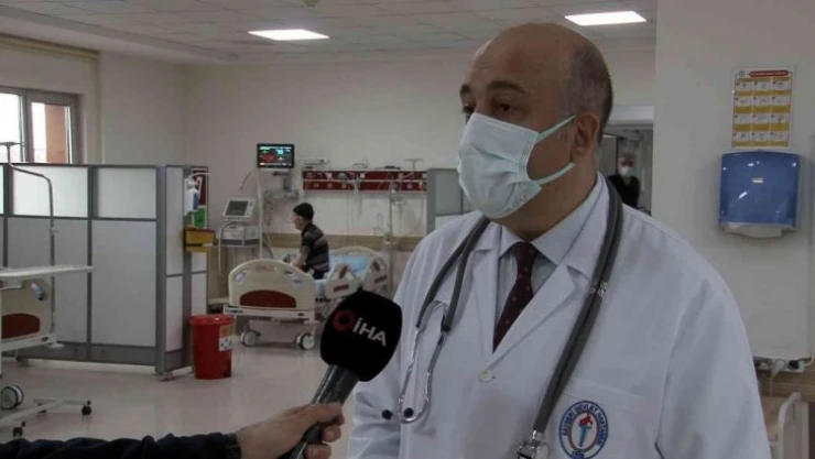 Kayseri Devlet Hastanesi'nde tedavi gören tek covid hastası kaldı