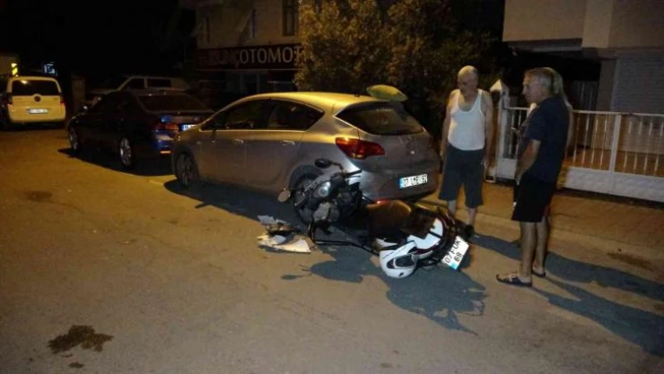 Kazaya karışan motosikletteki yolcu kadın: 'Çok temiz düştük, vallahi iyi düştük'