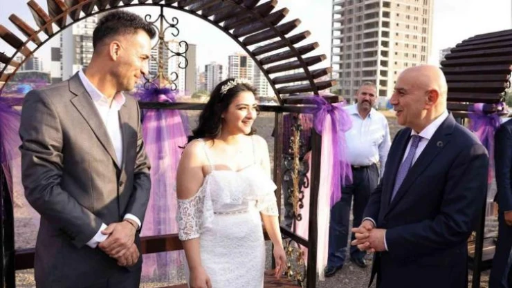 Keçiören'de lavanta ve gül bahçesi çekim platosu açıldı