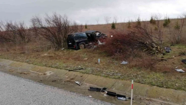 Kırklareli'nde trafik kazası: 1 ölü, 6 yaralı