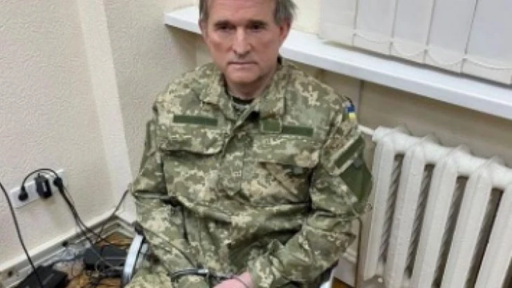 Kızının vaftiz babası Putin olan Ukraynalı firari milletvekili Medvedchuk yakalandı