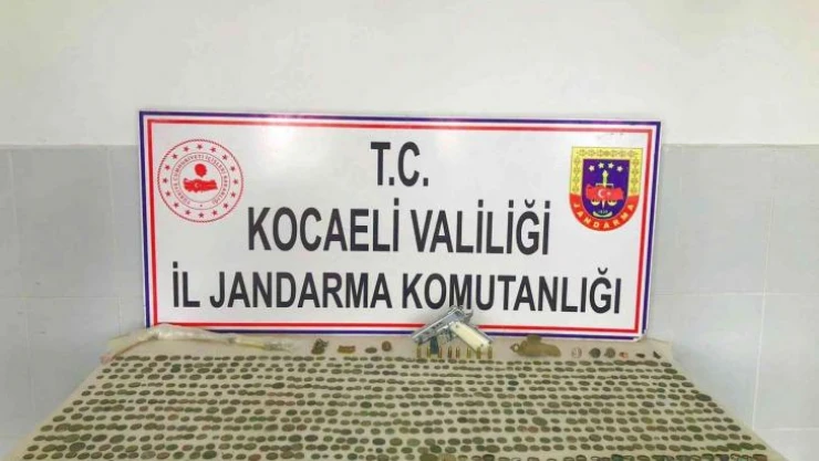 Kocaeli'de jandarma ekiplerinden tarihi eser operasyonu