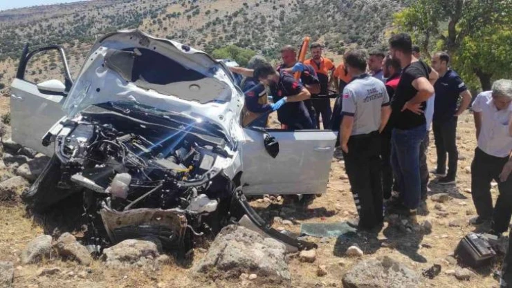 Kontrolden çıkan araç şarampole uçtu: 1 yaralı