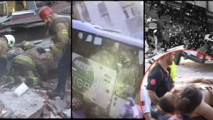 Küçükçekmece'de bina çöktü: 1 ölü, 8 yaralı... Belediye başkanı ne açıklama yaptı?