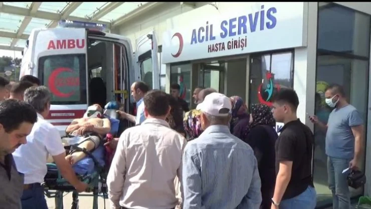 Kurban kesmeye giderken ATV'den düştü, hastanelik oldu