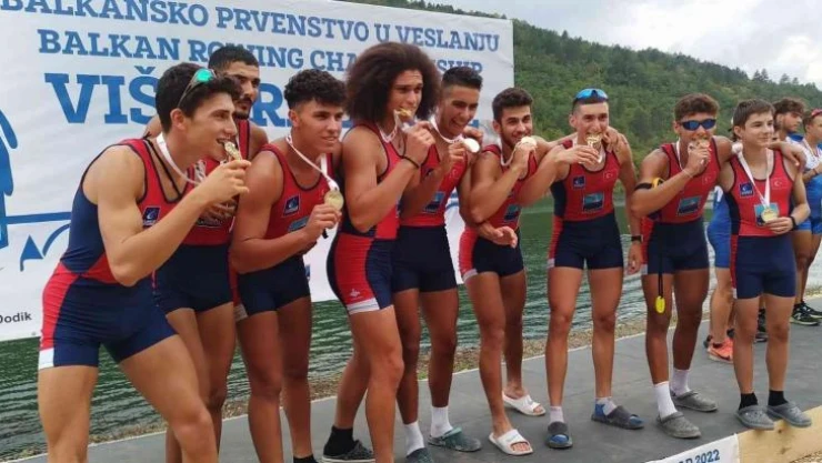 Kürek milli takımı Balkan şampiyonu oldu