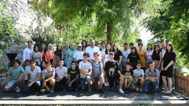 LGS'ye giren öğrenciler bir araya geldi