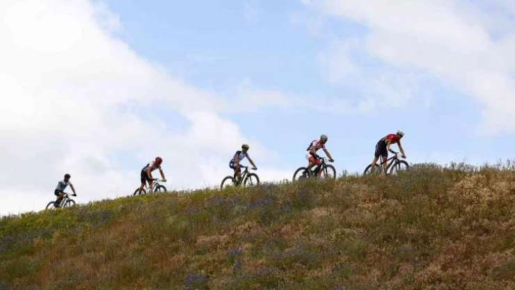 MTB CUP Olimpik Dağ Bisikleti Yarışları antrenmanı nefes kesti