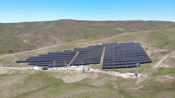 Muş'ta kurulan GES ile enerji üretimine katkı sağlanıyor